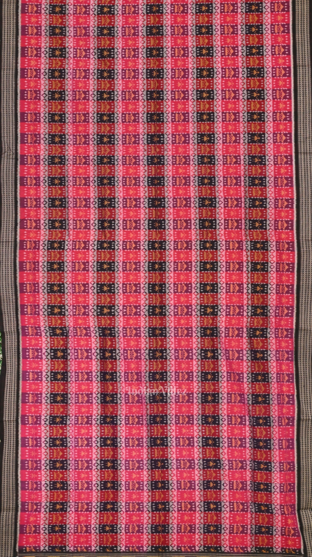 Multicolor Odisha Ikat Sambalpuri Pure Cotton Ikat Saree
