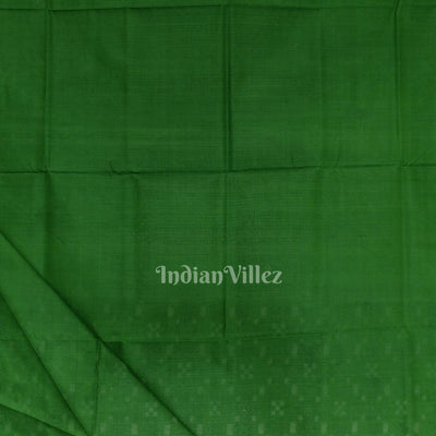 Black Green Odisha Ikat Pasapali Motif Sambalpuri Silk Saree