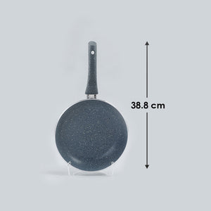Granite Non-stick Fry Pan, Induction Bottom, by blacktree