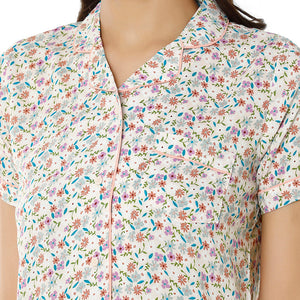 Sleep Shorts Set - Ditsy Floral Print