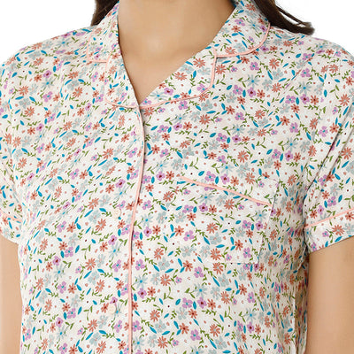 Sleep Shorts Set - Ditsy Floral Print