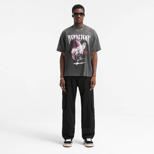 Represent | TAKE ME HIGHER T-SHIRT  { VINTAGE GREY