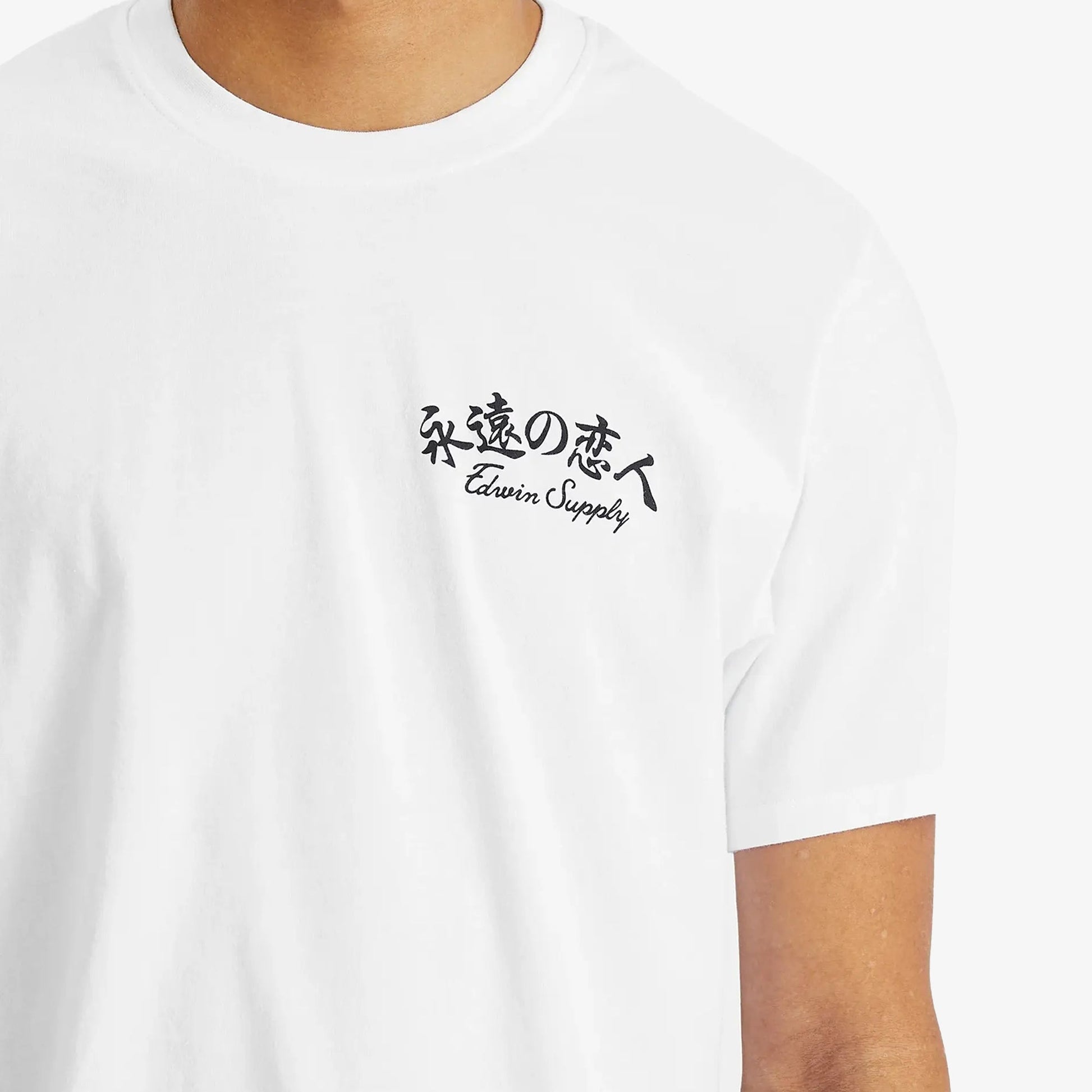 EDWIN | FOREVER LOVER T-SHIRT { WHITE