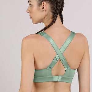 Energize Active High Impact Sports Bra - Granite Green