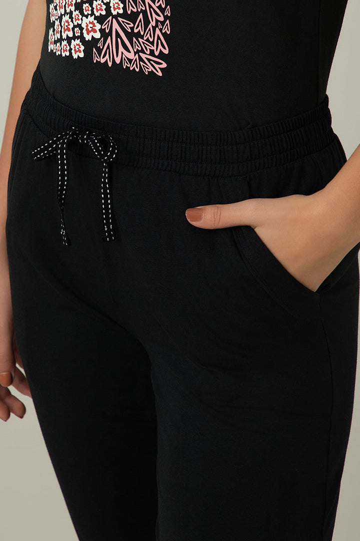 Full Length PJ Bottom - Black