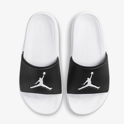 JORDAN | PARIS SAINT-GERMAIN JUMPMAN SLIDES { BLACK/WHITE-WHITE