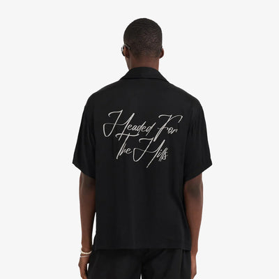 Represent | THE HILLS SHIRT  { BLACK