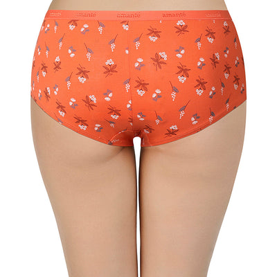 Printed Low Rise Assorted Boyshorts (Pack of 2 Colors & Prints May Vary)