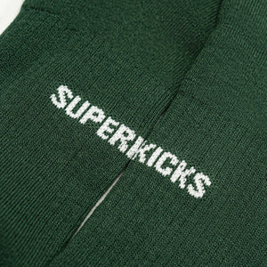 Superkicks | CREW SOCKS  { PURPLE/GREEN/BLUE