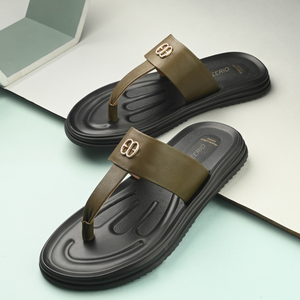 Comet Leather Slippers by Aspeerio