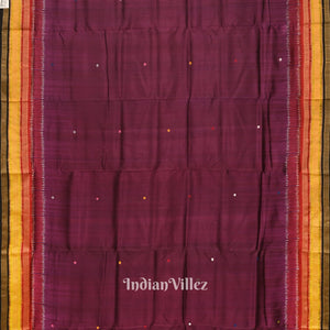 Maroon Kathiphera Doli Barat Theme Khandua Silk Saree