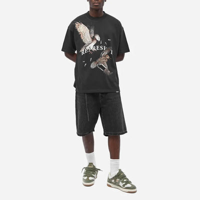 Represent | BIRDS OF PREY T-SHIRT  { OFF BLACK