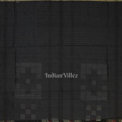 Black White Pasapali Theme Bichitrapuri Silk Saree