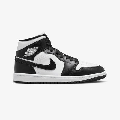 JORDAN | AIR JORDAN 1 MID { WHITE/BLACK-WHITE
