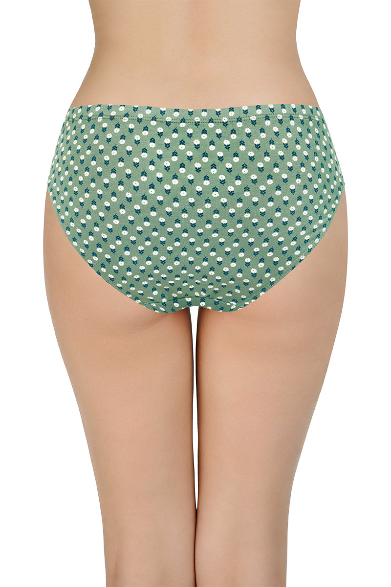 100% Cotton Bikini Panty Pack (Pack of 3) - D006 - Multi
