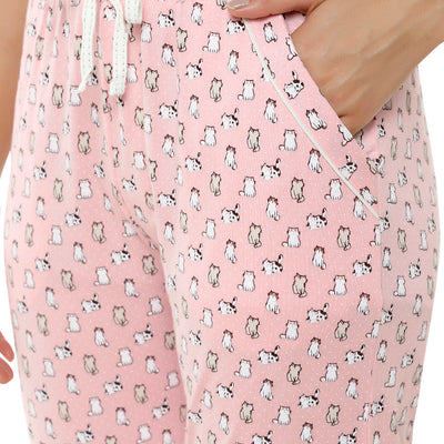 Full Length PJ Bottom - Cat Nap Print