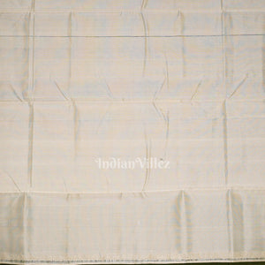 Mehendi Green White Hazar Buti Bomkai Tussar Silk Saree with Sarabandha Anchal