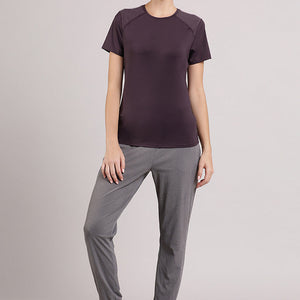 Energize Active Tee - Midnight Plum