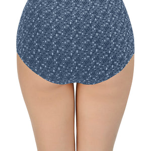100% Cotton Full Brief Panty Pack (Pack of 3) - D028 - Multi