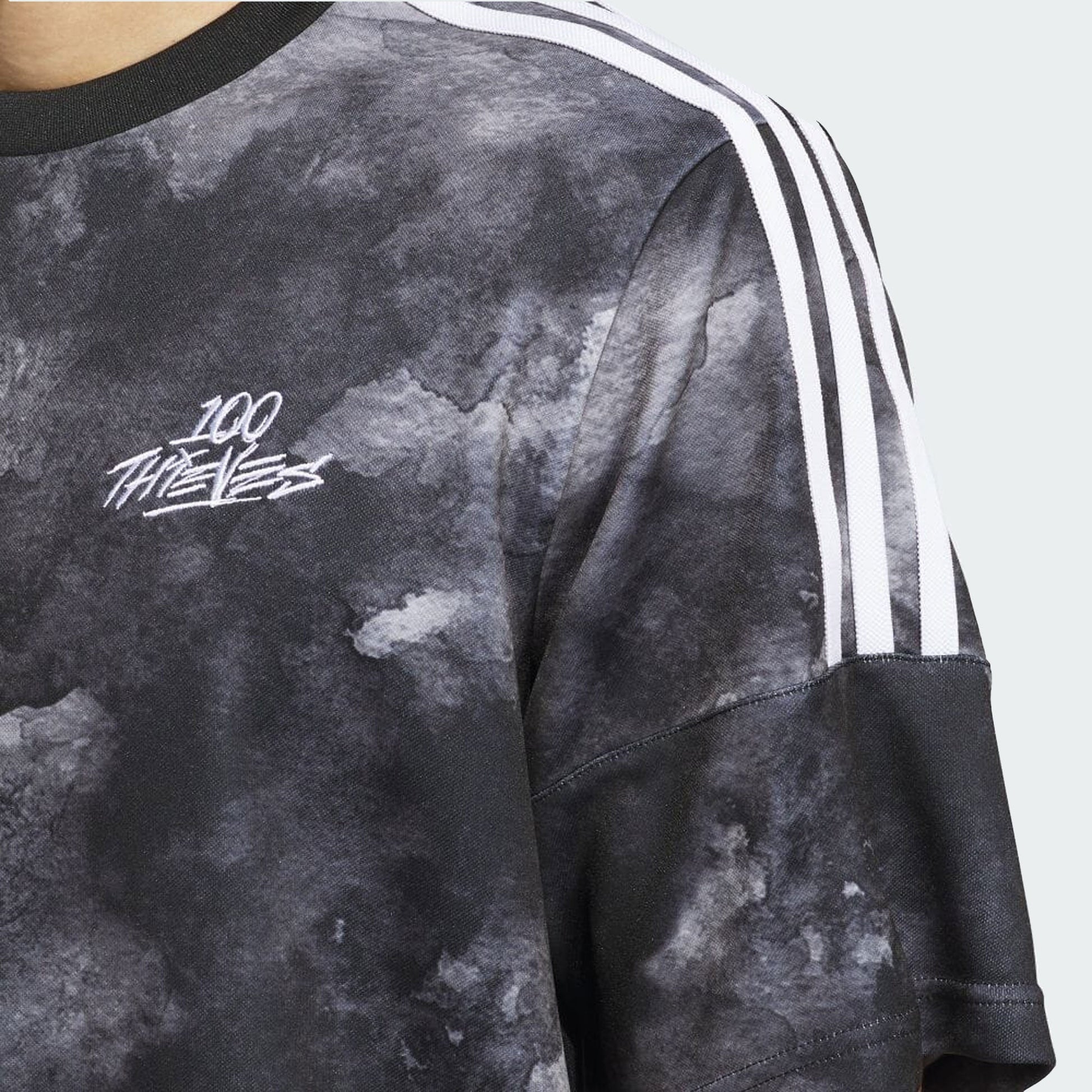 Adidas Originals | 100 THIEVES JERSEY  { BLACK