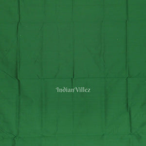 Deep Black Green Square Motif Sambalpuri Silk Saree