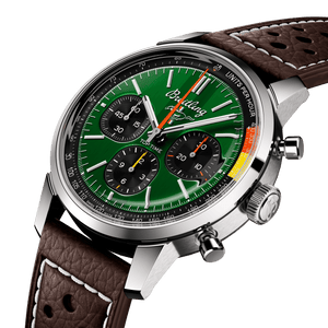 Breitling Top Time B01 Ford Mustang Green Dial Men 41mm