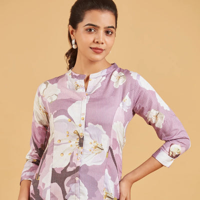 Lavender Short Top