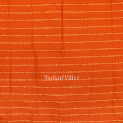 Black Orange Tribal Sambalpuri Ikat Bomkai Silk Saree