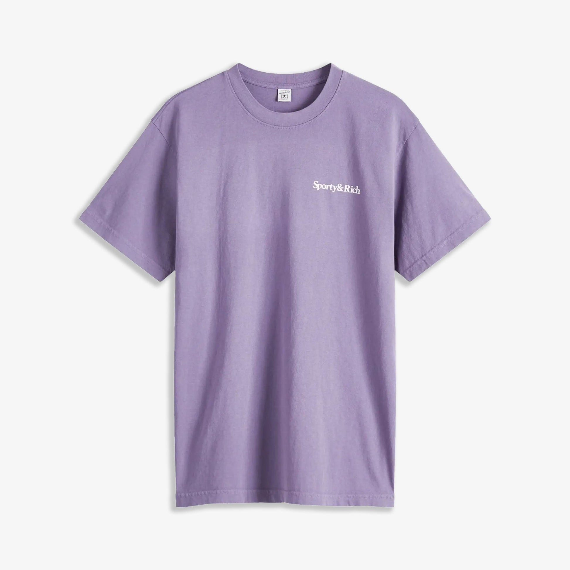 SPORTY & RICH | HEALTH IS WEALTH T-SHIRT { PURPLE