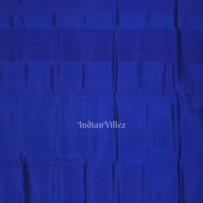 Indigo Blue Pasapali Border Odisha Ikat Contemporary Silk Saree