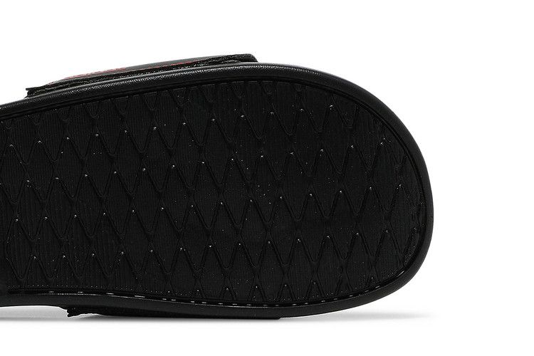 adidas Adilette Comfort Slides 424 Arsenal FC Black Scarlet