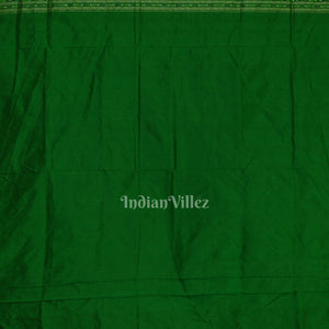 Rani Pink with Green Sambalpuri Silk Saree
