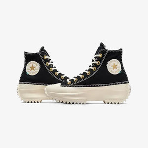 Converse | RUN STAR HIKE PLATFORM CRAFTED STITCHING { BLACK