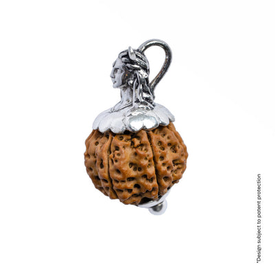Adiyogi Pendant (8 Mukhi Nepali  Rudraksha) With Chain