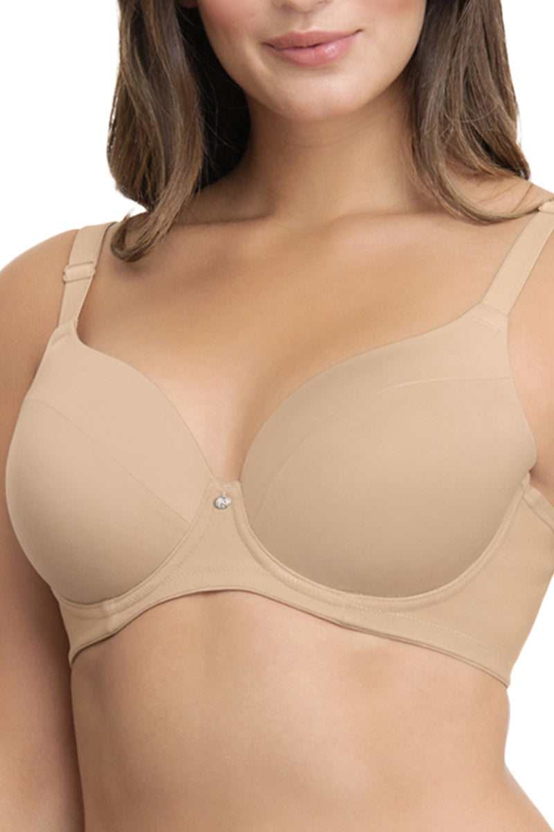 Smooth Definition Padded Wired T-shirt Bra - Sandalwood