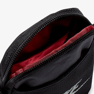 NIKE | HERITAGE CROSSBODY BAG (SMALL, 1L) { BLACK/BLACK/WHITE