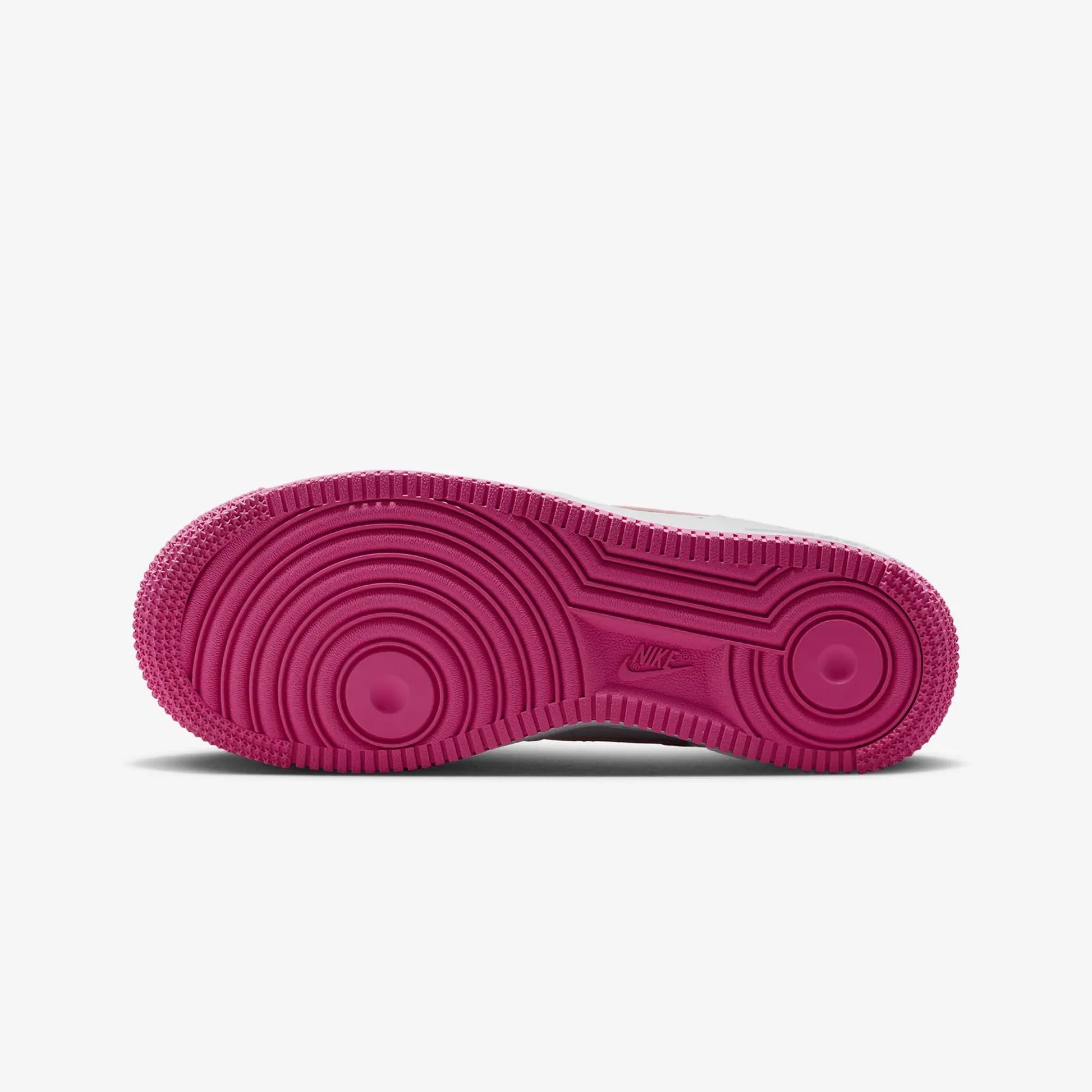 Nike | AIR FORCE 1 (GS)  { WHITE/LASER FUCHSIA