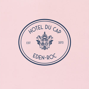 SPORTY & RICH | HOTEL DU CAP T-SHIRT { EDEN PINK/NAVY