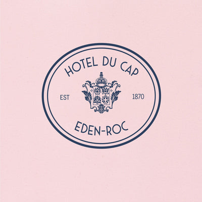 SPORTY & RICH | HOTEL DU CAP T-SHIRT { EDEN PINK/NAVY