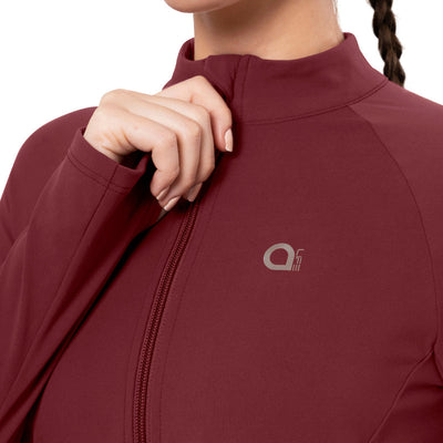 Energize Performance Full Sleeve Active Jacket - Chocolate Truffle
