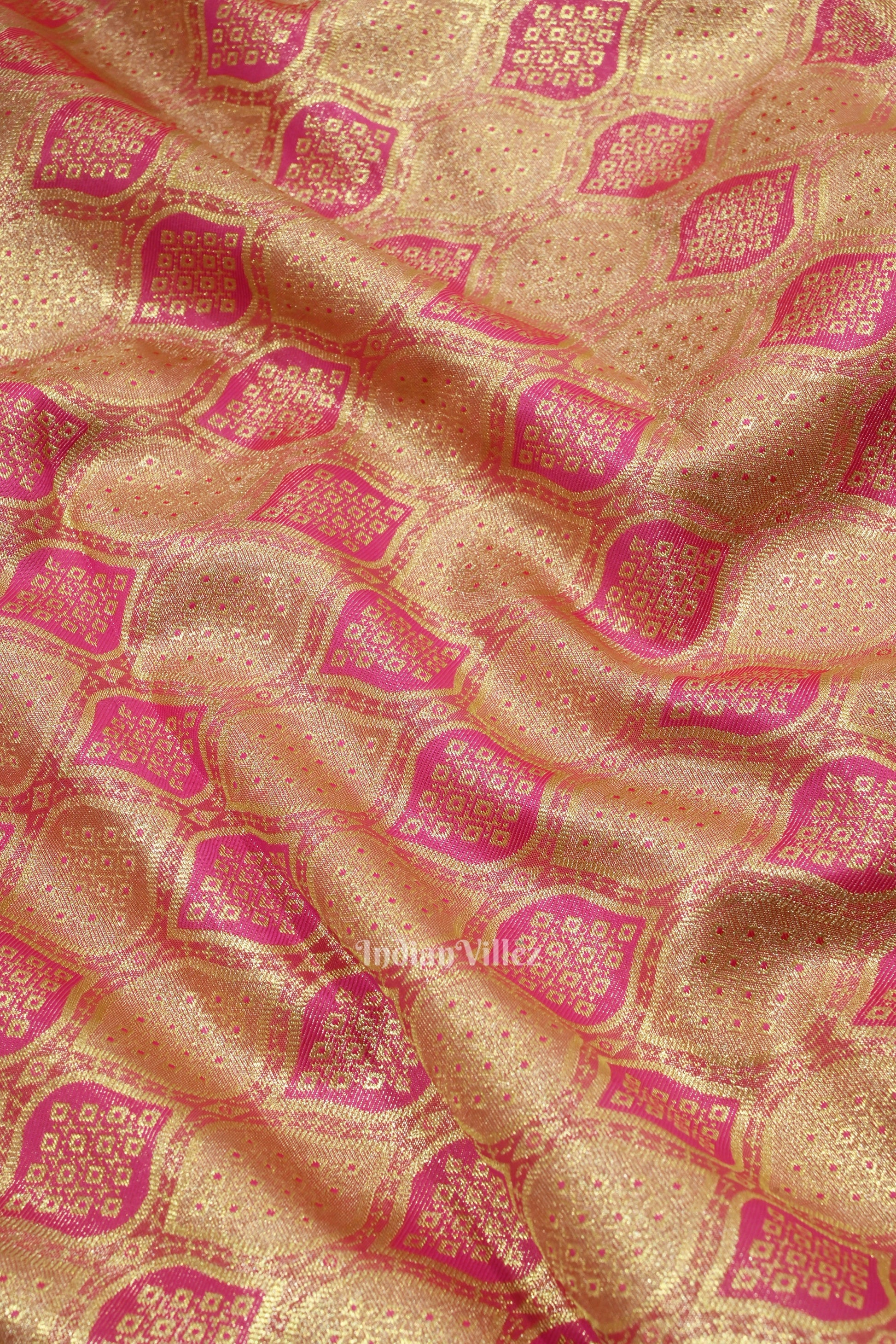 Off White Pure Kanjivaram Tissue Silk Saree