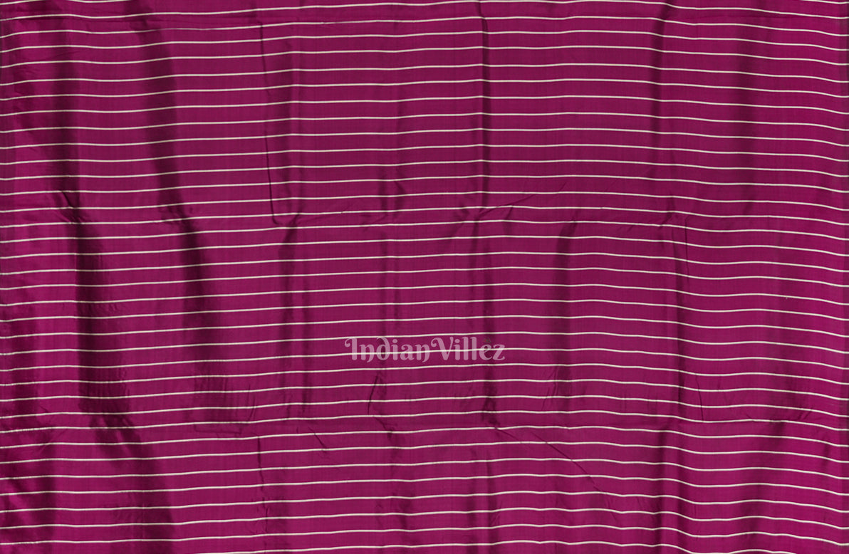 Maroon Designer Odisha Ikat Contemporary Silk Saree