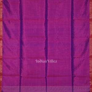 Light Blue Pink Bishnupuri Silk Saree with Budha Tissue Anchal