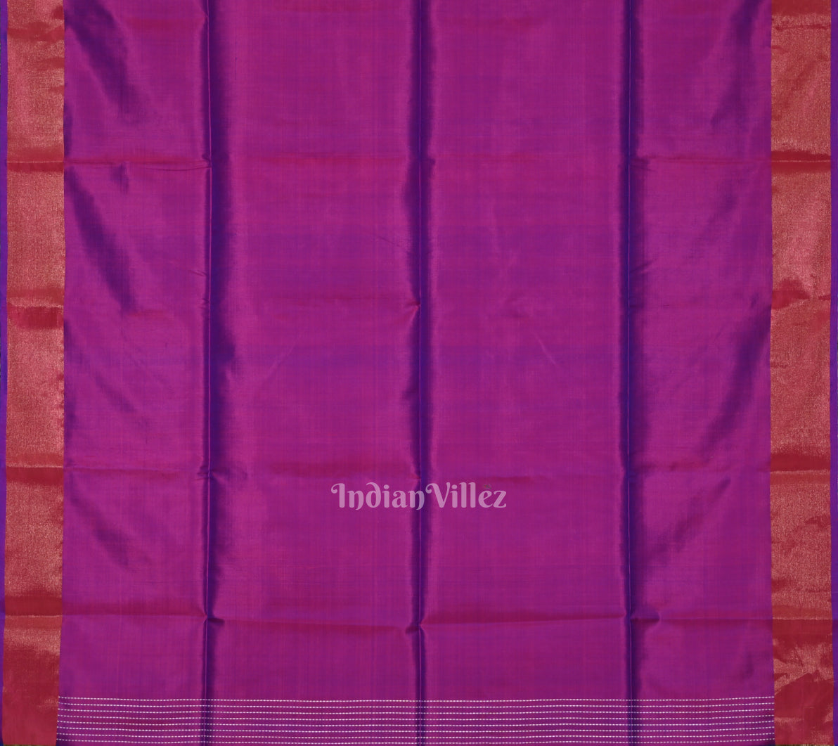 Light Blue Pink Bishnupuri Silk Saree with Budha Tissue Anchal