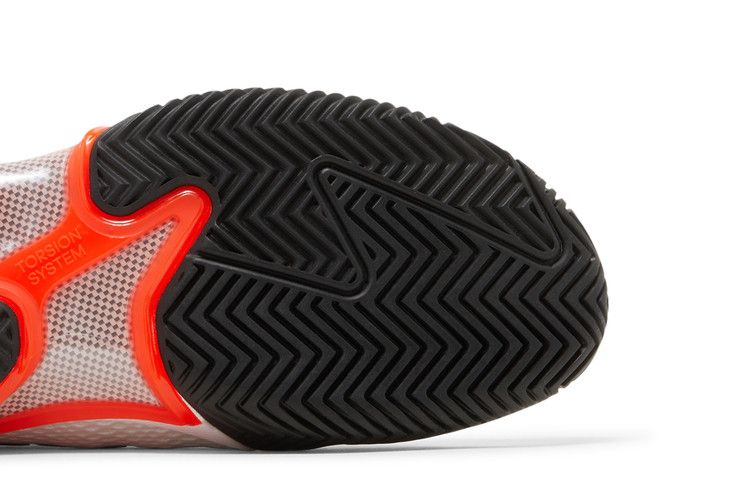adidas Barricade White Black Solar Red