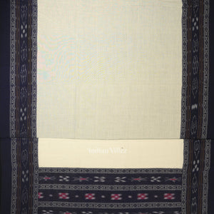 Blue White Flower Buti Odisha Ikat  Sambalpuri Dress Set & Dupatta
