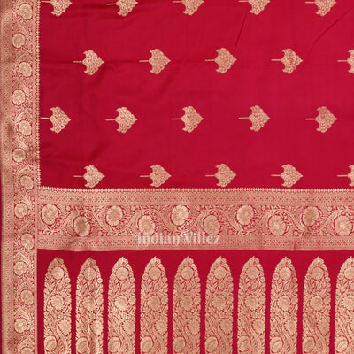 Latest Gergeous Bridal Rani Pink Soft Pure Mashru Satin Silk Banarasi Saree