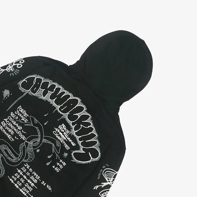 JAYWALKING | BEAR WITH ME HOODIE { BLACK