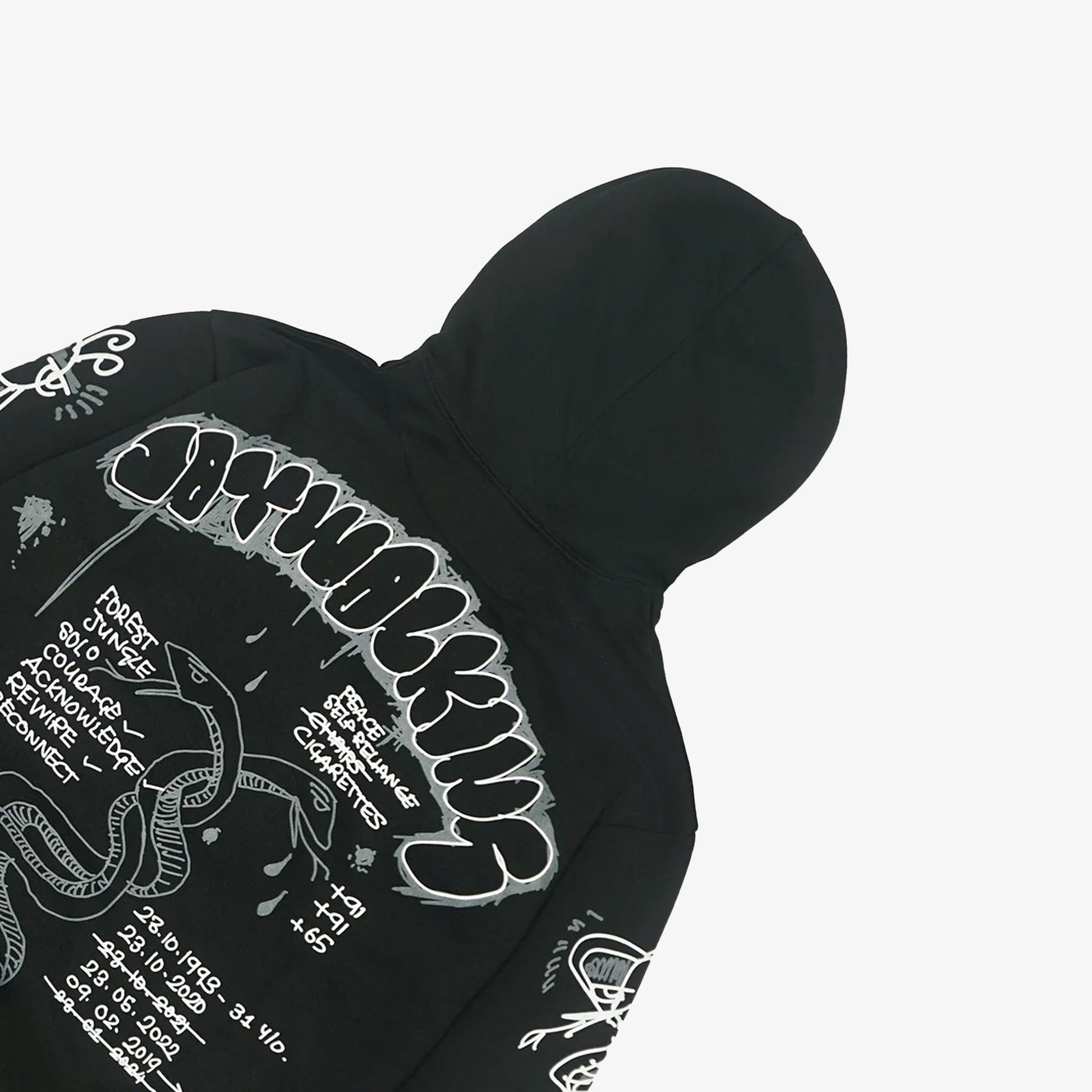 JAYWALKING | BEAR WITH ME HOODIE { BLACK