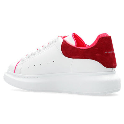 Alexander Mcqueen Oversized White Velvet Fuchia (Women'S)